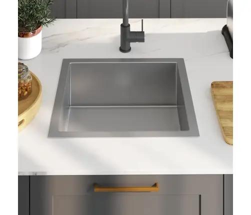 Virtuves Izlietne, Nerūsējošs Tērauds Vidaxl