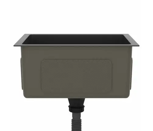 Virtuves Izlietne, Nerūsējošs Tērauds, Melna Vidaxl