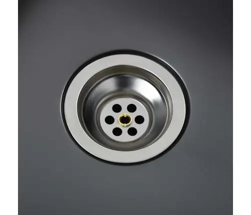 Virtuves Izlietne, Nerūsējošs Tērauds, Melna Vidaxl