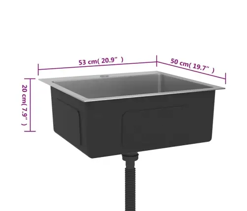 Virtuvės Plautuvė, Rankų Darbo, Nerūdijantis Plienas