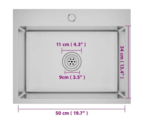 Käsitsi Valmistatud Köögivalamu, Roostevabast Terasest