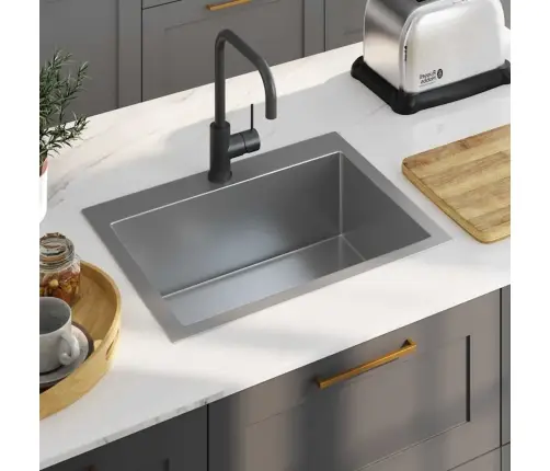 Virtuves Izlietne, Nerūsējošs Tērauds Vidaxl