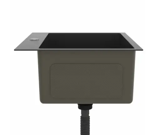 Virtuvės Plautuvė, Juoda, Rankų Darbo, Nerūdijantis Plienas