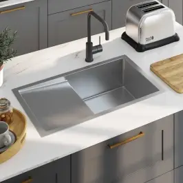 Virtuves Izlietne, Nerūsējošs Tērauds Vidaxl