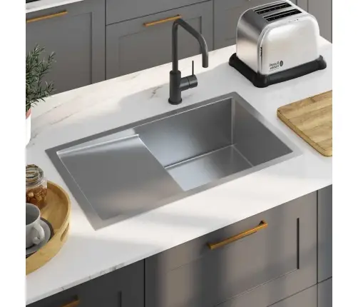 Virtuves Izlietne, Nerūsējošs Tērauds Vidaxl