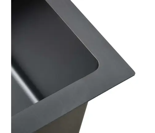 Virtuvės Plautuvė, Juoda, Rankų Darbo, Nerūdijantis Plienas