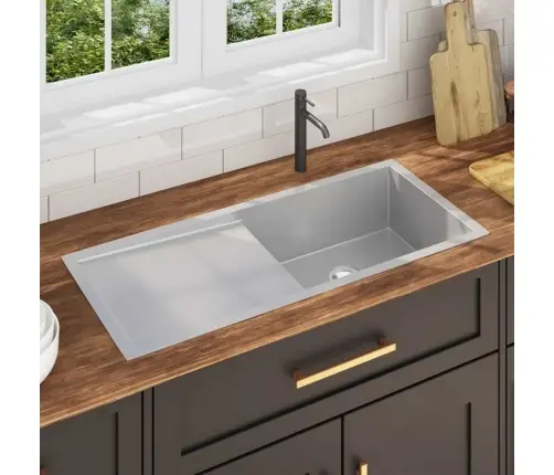 Virtuves Izlietne, Nerūsējošs Tērauds Vidaxl