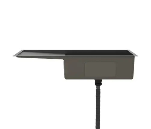 Käsitsi Valmistatud Köögivalamu, Must, Roostevaba Teras