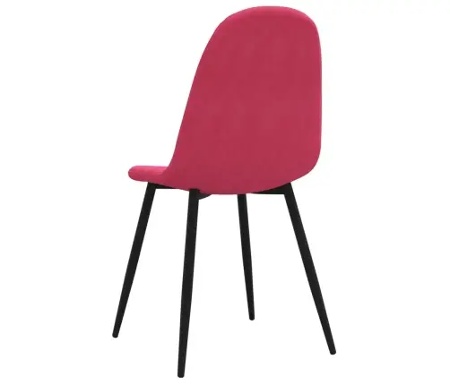 Virtuves Krēsli, 2 Gab., Vīnsarkans Samts Vidaxl