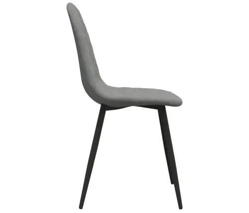 Virtuves Krēsli, 4 Gab., Gaiši Pelēks Samts Vidaxl Virtuves Krēsli, 4 Gab., Gaiši Pelēks Samts Vidaxl