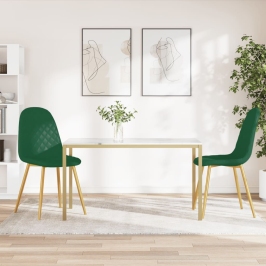 Söögitoolid 2 Tk, Tumeroheline, Samet