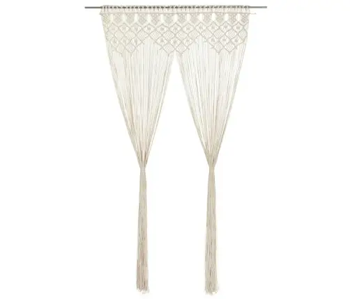 Aizkars Mezglošanas Tehnikā, 140X240 Cm, Kokvilna Vidaxl