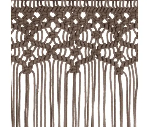 Užuolaida, Taupe Spalvos, 140X240cm Medvilnė, Makrame Stiliaus