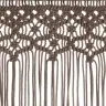 Užuolaida, Taupe Spalvos, 140X240cm Medvilnė, Makrame Stiliaus