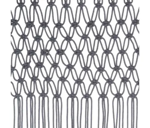 Užuolaida, Antracito, 140X240cm Medvilnė, Makrame Stilius