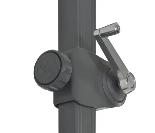 Dārza Saulessargs Ar Alumīnija Kātu, Sarkans, 300 Cm Vidaxl