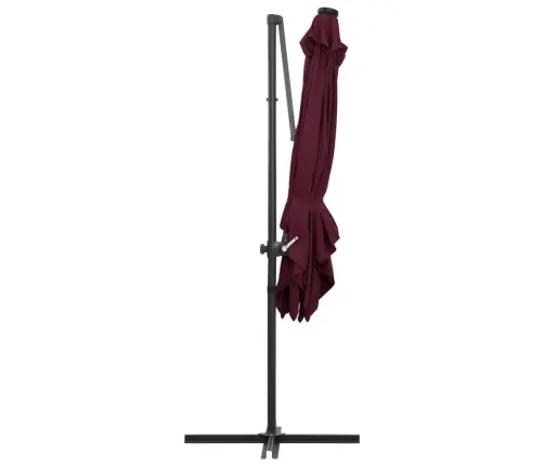 Konsooldisainiga Aia Päikesevari Led, Bordoo, 250 X 250 Cm