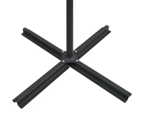 Konsooldisainiga Aia Päikesevari Led, Terrakota, 250 X 250 Cm