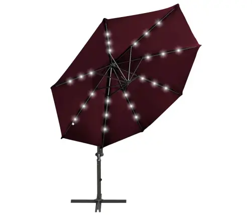 Konsooldisainiga Aia Päikesevari Posti Ja Led Bordoo 300 Cm