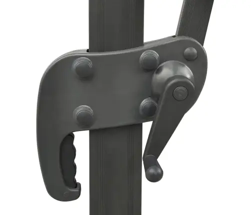 Saulessargs Ar Kātu Un Led Gaismām, 300 Cm, Smilšu Krāsā Vidaxl