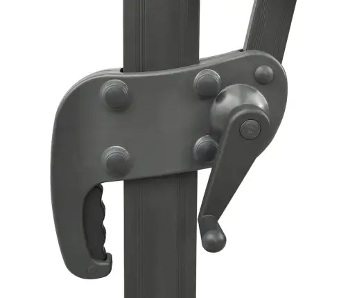 Dārza Saulessargs Ar Divkāršu Jumtu, 400X300 Cm, Pelēkbrūns Vidaxl