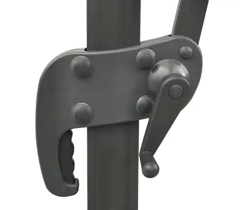 Dārza Saulessargs Ar Divkāršu Jumtu, 400X300 Cm, Debeszils Vidaxl