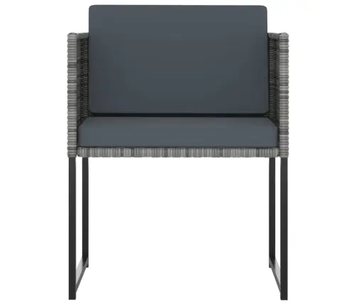 9-Daļīgs Dārza Mēbeļu Komplekts Ar Matračiem, Pe Rotangpalma Vidaxl