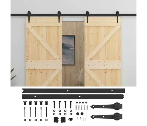 Liuguks Tarvikutega 80 X 210 cm Männipuit