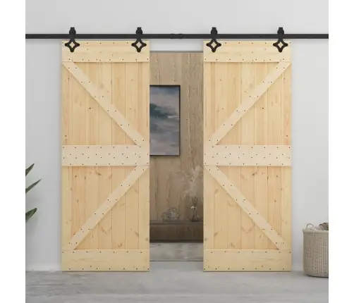 Liuguks Tarvikukomplektiga 90 X 210 cm Männipuit