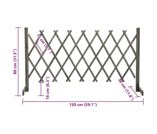 Špaleru Žogs, Pelēks, 150X80 Cm, Egles Masīvkoks Vidaxl