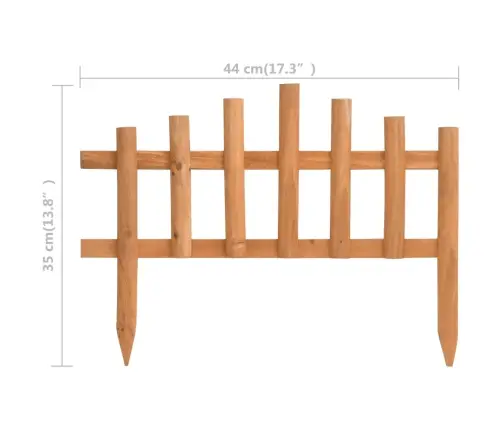 Zāliena Apmales, 10 Gab., Egles Koks, 4,4 M Vidaxl