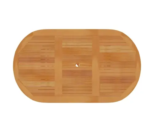 Sodo Stalas, 150X90X75cm Tikmedžio Medienos Masyvas