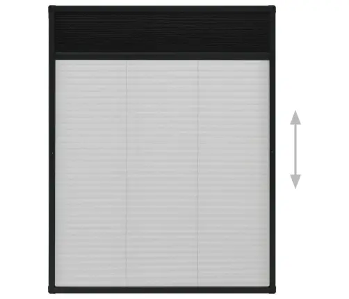 Kukaiņu Siets Logam, Plisēts, 80X100 Cm, Pelēks, Alumīnijs Vidaxl