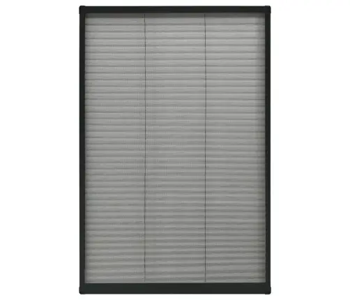 Kukaiņu Siets Logam, Plisēts, 80X160 Cm, Pelēks, Alumīnijs Vidaxl