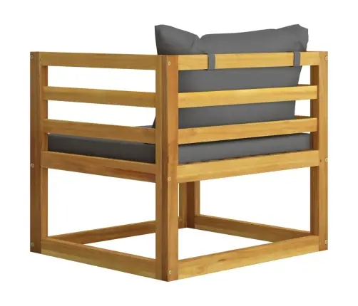 6-Daļīgs Dārza Atpūtas Mēbeļu Komplekts Ar Matračiem, Akācija Vidaxl