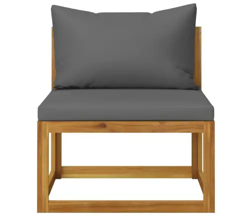 6-Daļīgs Dārza Atpūtas Mēbeļu Komplekts Ar Matračiem, Akācija Vidaxl