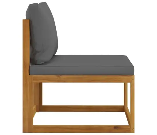 6-Daļīgs Dārza Atpūtas Mēbeļu Komplekts Ar Matračiem, Akācija Vidaxl