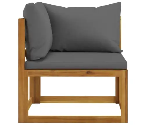 6-Daļīgs Dārza Atpūtas Mēbeļu Komplekts Ar Matračiem, Akācija Vidaxl