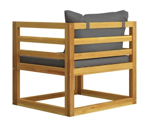 10-Daļīgs Dārza Atpūtas Mēbeļu Komplekts Ar Matračiem, Akācija Vidaxl