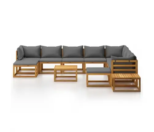 12-Osaline Aiadiivanikomplekt Patjadega, Akaatsiapuit