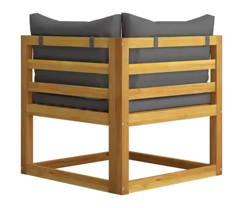 6-Osaline Aiadiivani Komplekt Patjadega, Akaatsiapuit