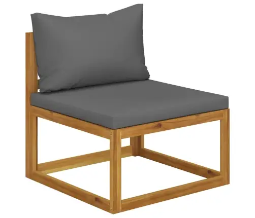 6-Daļīgs Dārza Atpūtas Mēbeļu Komplekts Ar Matračiem, Akācija Vidaxl