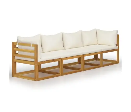 4-Kohaline Aiadiivan Kreemjasvalge Padjaga, Akaatsiapuit