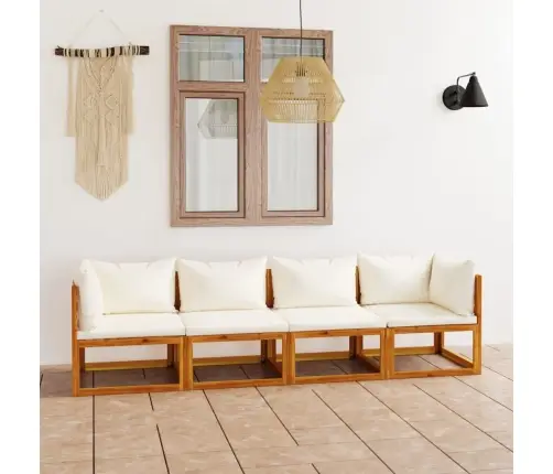 4-Kohaline Aiadiivan Kreemjasvalge Padjaga, Akaatsiapuit