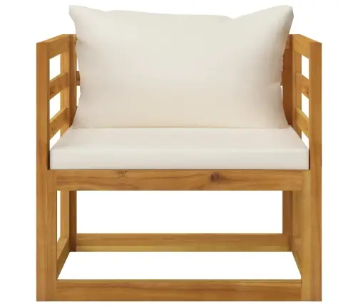 5-Daļīgs Dārza Atpūtas Mēbeļu Komplekts Ar Matračiem, Akācija Vidaxl