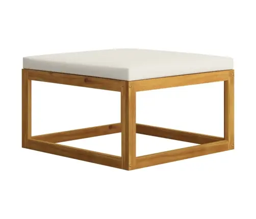 Sodo Baldų Komplektas Su Pagalvėmis, 4 Dalių, Kreminis, Akacija