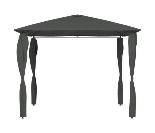 Dārza Nojume Ar Stabu Pārsegiem, 3X3X2,6 M, Antracīta, 160 G/M² Vidaxl