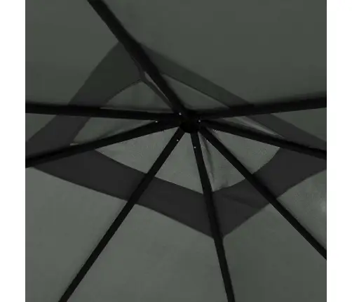 Dārza Nojume, 3X3X2,6 M, Antracītpelēka, 160 G/M² Vidaxl