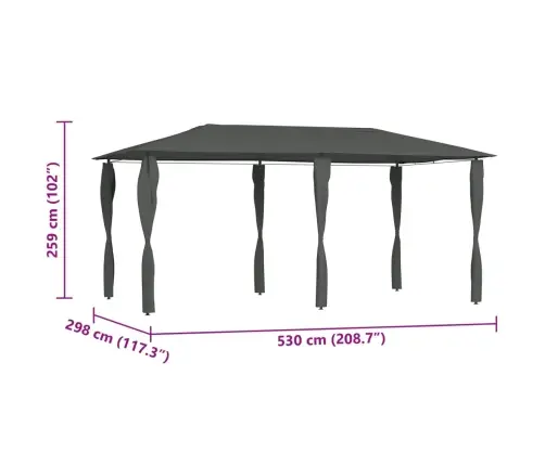 Lehtla Postikatetega 2,98X5,3X2,59 M, Antratsiithall 160 G/M²