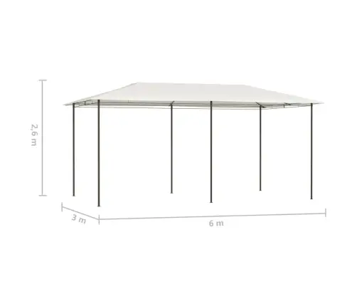 Lehtla 2,98 X 5,3 X 2,59 M, Kreemjas, 160 G/M²